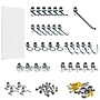 Triton Products Heavy Duty Hardboard Round Hole Pegboard with 36 pc. DuraHook Assortment (TPB-36WH-Kit)~#|#~8AD6517C-6DC6-438F-94351052807CF12A_sc7