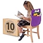 Seat Sack Seat Storage, 17" x 9" x 2.5", Purple, 10/Pack (50115BUNDLE)~#|#~8AF582DE-40B5-4CE7-A59578B9A2D47ABE_sc7