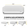 Fellowes Breyta Adjustable Monitor Stand, White (100098565)~#|#~8AFBCC38-66CF-46CA-8C0B4968B962F105_sc7