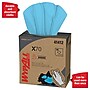 WypAll PowerClean X70 Cloths, 8.34" x 16.8", Blue, 100 Sheets/Box, 10 Boxes/Carton (41412)~#|#~8B54897E-7233-4B1C-B9E587739147C591_sc7