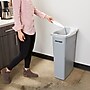 Coastwide Professional™ Slim Plastic Trash Can with no Lid, Gray, 23 Gal. (CW50717)~#|#~8B565921-31C9-434B-9E3FE09DF672C31F_sc7