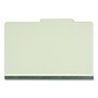 Universal Recycled Reinforced Pressboard Classification Folder, 2" Expansion, Legal Size, Green, 10/Box (UNV10261)~#|#~8B78E797-7C37-435D-8239E5D82FECD84F_sc7