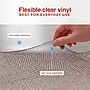 Staples Office Chair Mat, Clear Floor Mats with Lip, Flat-Pile Carpets, Extended Under-Desk Coverage, 48 x 36 Inch, Smooth Glide~#|#~8B801E12-1EA0-4D59-9C03D3F573E3CC8F_sc7