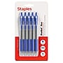 Staples ProGel™ Retractable Gel Pen, Bold Point, 1.0mm, Blue Ink, 5/Pack (ST63011)~#|#~8B82386A-E604-42D3-A26268D2933FF5E9_sc7