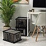 Iris Stacking File Crates, Letter/Legal Size, Black, 9/Carton (270010/200309CT)~#|#~8B87985A-A4A8-4F9A-B5AC6B101DA14D19_sc7