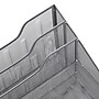 Mind Reader Metal Desktop Organizer Vertical File Holder Paper Letter Tray, Silver (MESHBOX5-SIL)~#|#~8BAD1884-285A-4E40-84EE8F36743B7FAF_sc7