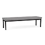 Lesro Lenox Steel 3-Seat Bench, Chambray Grey/Black (LS3001.SBK-01CHGY)~#|#~8BB1778C-64CC-4C2E-B862A455A18B1F3E_sc7