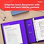 Staples 3" 3-Ring Better Binder, D-Ring, Purple (20246)~#|#~8BBE8DC4-3D82-4744-8FB1CBB60BD3C761_sc7