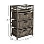 Household Essentials 3-Drawer Storage Organizer Unit, Grey (HE1106)~#|#~8BC04708-FD7C-464E-A317902AAD792D21_sc7