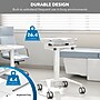 Mount-It! MedHub Mobile Medical Cart Workstation with Locking Caster Wheels, White/Grey (MI-16003)~#|#~8BE998AA-FEBC-423B-A61C56B23208F09B_sc7