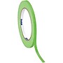 Tape Logic Colored Masking Tape, 0.25" x 60 yds., Light Green, 12/Carton (T93100312PKA)~#|#~8C04AAF5-8590-4531-A6024CBF75042C8F_sc7
