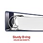 Staples 3" 3-Ring View Binder, D-Ring, Blue (55421/26451)~#|#~8C06CA06-D7EB-4719-899F68557165DAE0_sc7