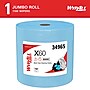 WypAll GeneralClean X60 Jumbo Fabric Cleaning Wipers, 13.4" x 12.5", Blue, 1100 Sheets/Roll, 1100 Wipers/Box (34965)~#|#~8C0C6E20-9EDC-4873-9EF3A5C25D2D6EBD_sc7