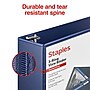 Staples 3" 3-Ring View Binder, D-Ring, Blue (55421/26451)~#|#~8C0CED01-F71A-4F2D-AE38693EAFF9D547_sc7
