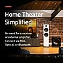 Fluance Ai81 2-Way Floorstanding Tower Speakers with 150W Built-in Amplifier, White Walnut (AI81WW)~#|#~8C2B223E-D22C-4271-99C474AED76A9F8A_sc7