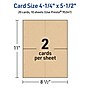 Avery Matte General Use Blank Cards, Kraft Brown, 20/Pack (95347)~#|#~8C32A6B2-4D17-41C7-98CEB4F125AC6B8B_sc7