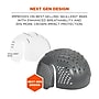 Ergodyne Skullerz 8945F(x) Standard Bump Cap Insert, Gray (23481)~#|#~8C37A1C4-6304-4447-873848ED029B93A9_sc7