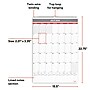 2026-2027 Staples 15.5" x 22.75" Academic Monthly Wall Calendar, White/Red/Gray (ST63501-27)~#|#~8C604B9B-9E73-4BF5-9141D6A3D820D355_sc7