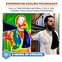 Ergodyne Chill-Its 6602MF Evaporative Cooling Towel, Gray/Blue, One Size (12660)~#|#~8C6AF0EA-E1A1-4B1F-B6E1CF267FA48F60_sc7
