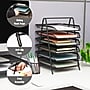 Mind Reader Metal Front Loading Letter Tray, Letter/Legal Size, Black (6TPAPER-BLK)~#|#~8C70B9AF-FF19-45B3-B74D8318DAB41F2C_sc7