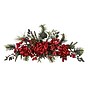 Nearly Natural 4679 30" Holiday Hydrangea Swag, Red~#|#~8C773BAC-BA5E-46DD-99335AEF2FD52038_sc7