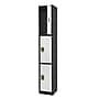 AdirOffice 72'' 3-Tier Black and White Storage Locker (ADI629-203-B-W)~#|#~8C7FBD90-6EF9-4561-AF0EB76F93043E81_sc7