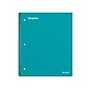 Staples Premium Poly 5-Subject Notebook, 8.5" x 11", College Ruled, 200 Sheets, Teal (ST58320D)~#|#~8C815338-EFFC-4CF6-B1B74B2C9B7AA027_sc7