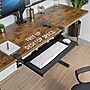 Mount-It! Adjustable 24"W Clamp-On Keyboard and Mouse Tray, Black (MI-7180)~#|#~8C82894C-9E28-409F-A8DEB3C9EEB8EBB1_sc7