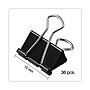 Universal® Binder Clips, Mini, Black/Silver, 36/Box~#|#~8C84692C-17E4-4119-888FD028D7393463_sc7