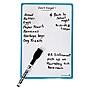 Charles Leonard Don't Forget Magnetic Laminate Dry-Erase Whiteboards, 6.25" x 9", 12/Box (CHL35600ST)~#|#~8C8B6B79-BC7E-46CB-BB94CF1E4B2D6BD0_sc7