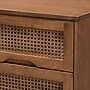 Baxton Studio Barrett 18.7"W x 15.7"D Wooden Nightstand with 2 Drawers, Walnut Brown (192-11298-HiT)~#|#~8CA6B2CF-22F1-4560-BF2E31ACBC32F89B_sc7