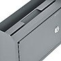 AdirOffice Steel Multipurpose Drop Box Interoffice Mailbox, Medium, Gray (631-02-GRY-PKG)~#|#~8CBD57D9-622D-4C43-B3CE83CBF3017B39_sc7