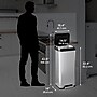 iTouchless SoftStep EXP Stainless Steel Step Trash Can with Plastic Lid, 20 Gallon, Silver/Black (PP20RSB)~#|#~8CC774C3-6029-4610-85B5E655034CB579_sc7