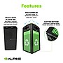 Alpine Industries GS Series Steel Trash Can & Recycling Bin Combo, 80 Gallon, Green (ALP471-40-SILGC-MK)~#|#~8CD6DFE9-4CB5-4F67-8A7F5D9FB137C8D7_sc7