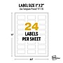 Avery UltraDuty Rectangle Multipurpose Labels, 1" x 2", White, 6000/Box  (97178)~#|#~8CF7C3A9-71FD-4937-990A1B840A418131_sc7
