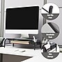 Mind Reader Monitor Stand with Paper Tray, Metal, Black (MESHMONSTA-BLK)~#|#~8CF91D09-96E5-485C-8C56B553AE8D64ED_sc7