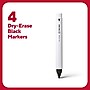 TRU RED™ Pen Dry Erase Markers, Fine Tip, Black, 4/Pack (TR61460/TR54560)~#|#~8D0B8253-3454-493D-B307EA1841BB4248_sc7