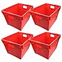 Flipside 44 Qt. Storage Tote, Red, 4/Pack (40122)~#|#~8D10AB41-7239-4020-AC5179EB7340F5FA_sc7