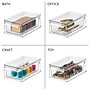 iDESIGN Small Stackable Plastic Storage Bin, Clear (40059)~#|#~8D137229-612B-4BD5-AC7AC5C75A84EE47_sc7