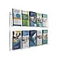 Azar 23.75" x 15.75" Brochure Holder, Vertical, Wall Mounted, Clear, Acrylic, 2/Pack (252069)~#|#~8D19294B-935A-42A9-BBDD45BCE1EA78DD_sc7
