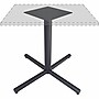 Lorell Hospitality/Conference X-Base, 30 Height x 45" Width, Black (LLR61641)~#|#~8D1FF76E-4DF7-41F0-B30027FBC3FDB218_sc7