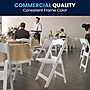 Flash Furniture HERCULES™ Vinyl Armless Folding Chair, White, 20/Pack (20L3L1WHITE)~#|#~8D563F21-CB17-4CE0-9D6A3164444F7CDF_sc7
