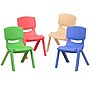 Flash Furniture Plastic School Chair with 10.5" Seat Height, Assorted Colors, 4-Pieces(4YUYCX4003MULTI)~#|#~8DAB8FD7-DF96-4B34-A54D8E20D9D3D20F_sc7