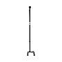 Medline Small Base Aluminum Quad Canes, Black, 2/Pack (MDS86222W)~#|#~8DB2BA3D-B130-48B9-829F2E2FB548564C_sc7