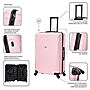 InUSA Vasty 28" Hardside Suitcase, 4-Wheeled Spinner, TSA Checkpoint Friendly, Pink (IUVAS00L-PNK)~#|#~8DB73954-6CFB-4F23-8B03DD52CA99BFB5_sc7