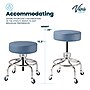 Viva Comfort Armless PU Leather Medical and Lab Stool, Blue (ADI910-02-BLU-MK)~#|#~8DCCB5DF-C57D-4802-8C36A5DC69C246E4_sc7