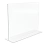 Staples Sign Holder, 8.5" x 11", Clear Plastic – Freestanding Display for Retail Signs, Menus & Notices~#|#~8DD34CF9-708D-4CCF-A4A7CD41A5358869_sc7