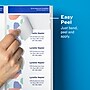 Avery Easy Peel Inkjet Address Labels, 1-1/3" x 4", Clear, 140 Labels/Pack (18662)~#|#~8DD8B08A-6423-49E2-BE5B4E2074A5490A_sc7