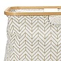 Household Essentials Krush Collapsible Laundry Basket, Bamboo, Tan Chevron (2290-1)~#|#~8DE5EDEB-363B-459E-893821B49044FCDD_sc7