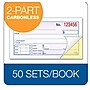 Adams 2-Part Carbonless Receipt Book, 5.38" x 2.75", White/Canary, 50 Sheets/Pad (DC2501)~#|#~8DEC4934-2715-44C3-BA2B37337ED29C69_sc7